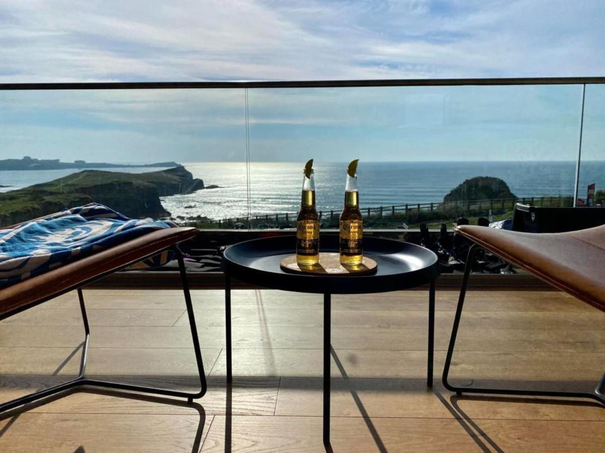 New Quay Sunset Waves Sea View Apartment Featuring Panoramic Views & Parking מראה חיצוני תמונה