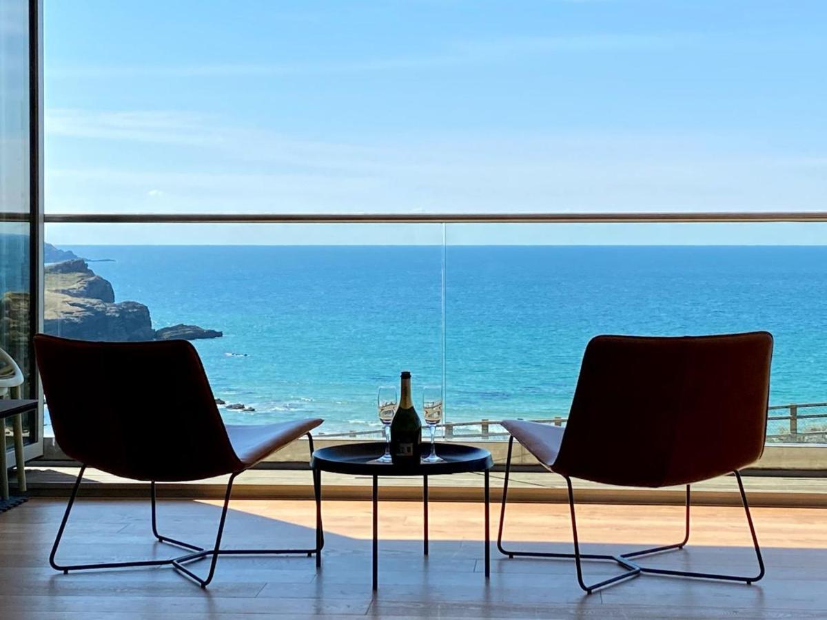 New Quay Sunset Waves Sea View Apartment Featuring Panoramic Views & Parking מראה חיצוני תמונה