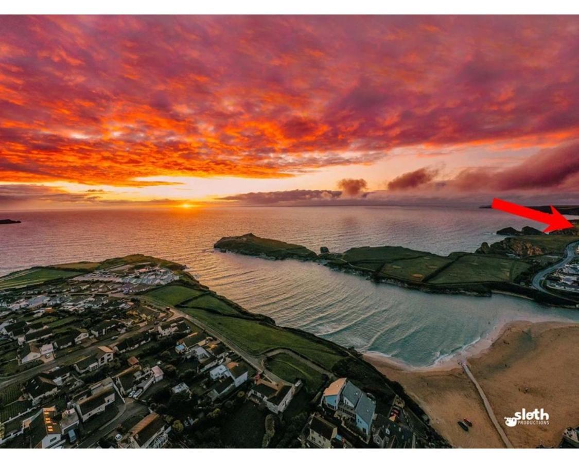 New Quay Sunset Waves Sea View Apartment Featuring Panoramic Views & Parking חדר תמונה